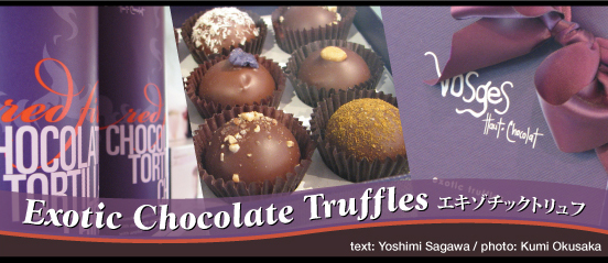 エキゾチックトリュフ/Exotic Chocolate Truffles